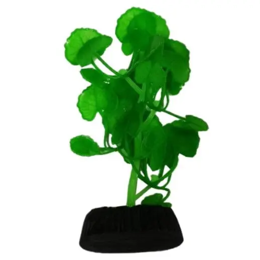 Fish Gear Glow Green Sea Cardamine Silicone Aquarium Plant (4") 1