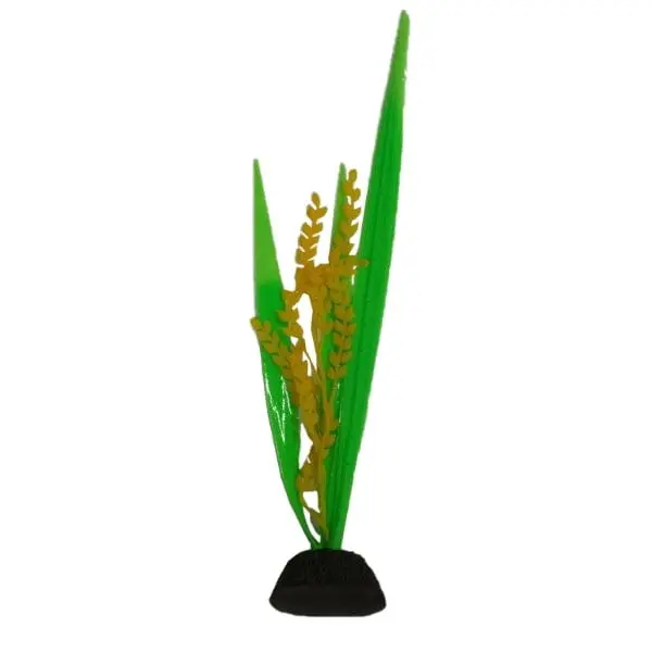 Fish Gear Glow Green Seaweed Silicone Aquarium Plant (8") 1