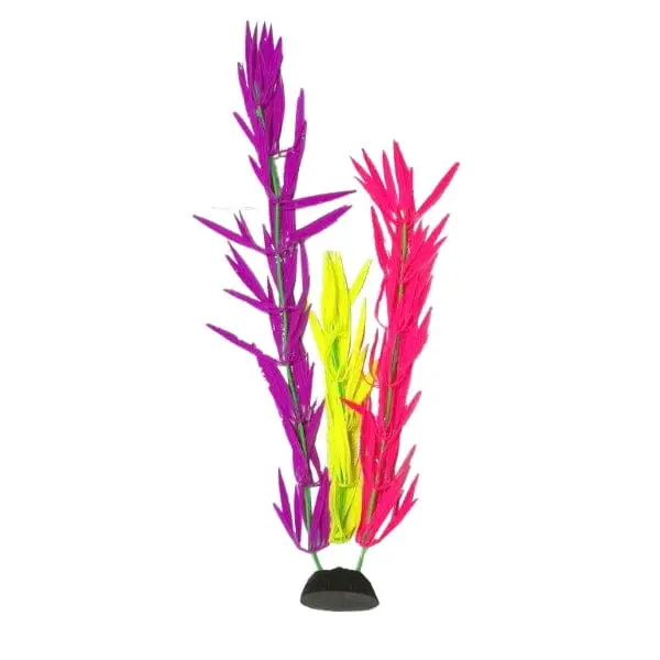 Fish Gear Glow Hygrophila Silicone Aquarium Plant (14") 1