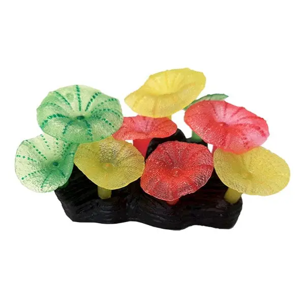 Fish Gear Glow Mushroom Anemone Silicone Aquarium Ornament 1