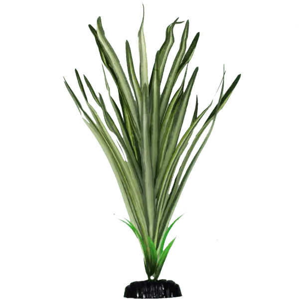 Fish Gear Green Acorus Silk Aquarium Plant (16") 1