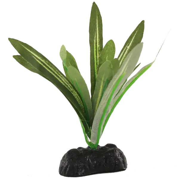Fish Gear Green Acorus Silk Betta Plant (4") 1