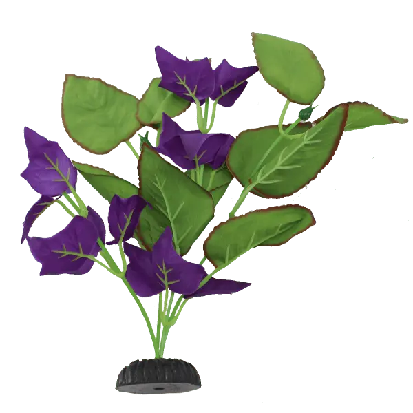 Fish Gear Green Bacopa & Purple Ivy Silk Aquarium Plant (8") 1