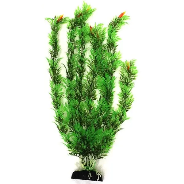 Fish Gear Green Bloom Wisteria Plastic Aquarium Plant (16") 1
