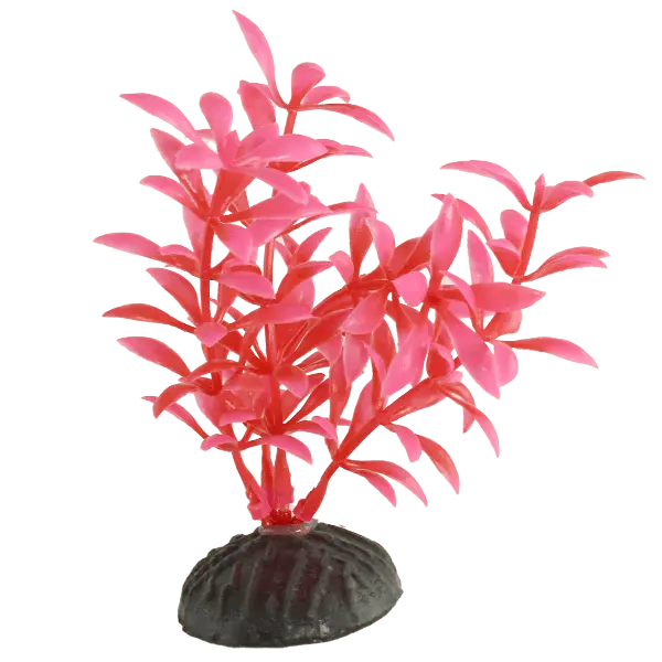 Fish Gear Pink Hygrophila Plastic Betta Plant (4") 1