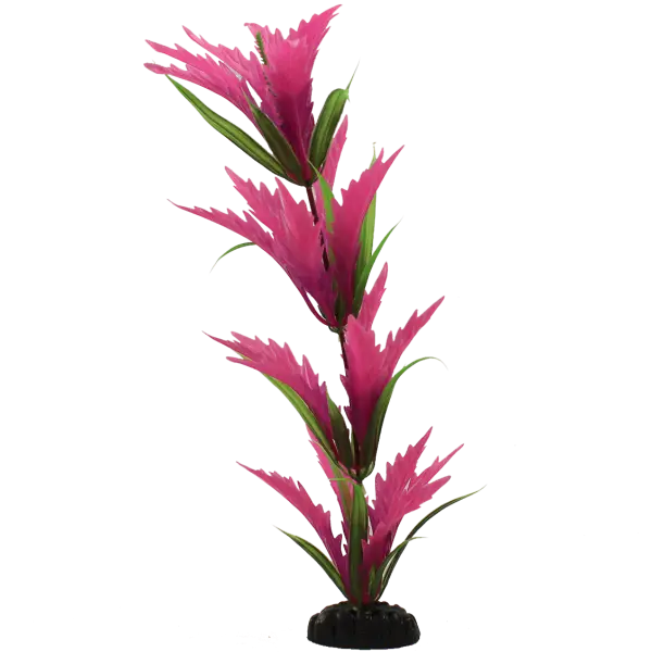 Fish Gear Pink Hygrophila Plastic Aquarium Plant (12") 1
