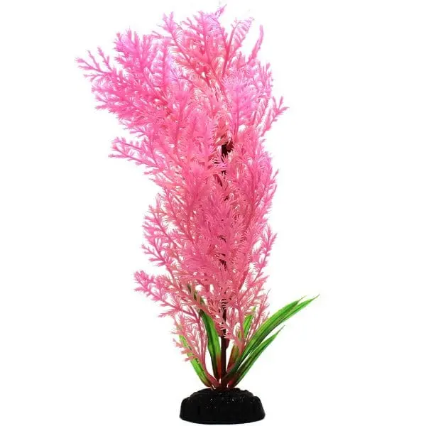 Fish Gear Pink Wisteria Plastic Aquarium Plant (12") 1