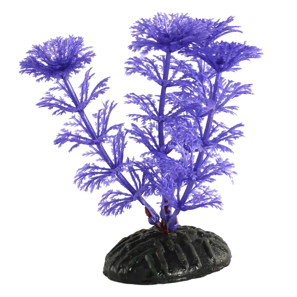 Fish Gear Purple Cabomba Plastic Betta Plant (4") 1