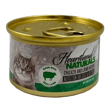 Heartland Naturals Chicken And Lamb Recipe Canned Nutrition For Cats & Kittens 1
