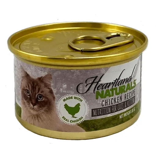 Heartland Naturals Chicken Recipe Canned Nutrition For Cats & Kittens 1