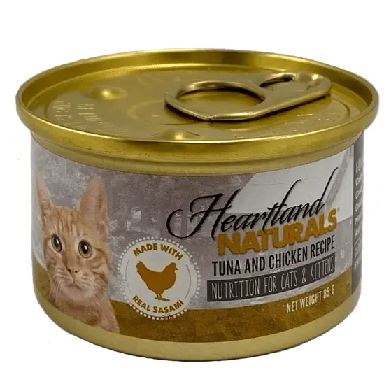 Heartland Naturals Tuna & Chicken Recipe Canned Nutrition For Cats & Kittens 1
