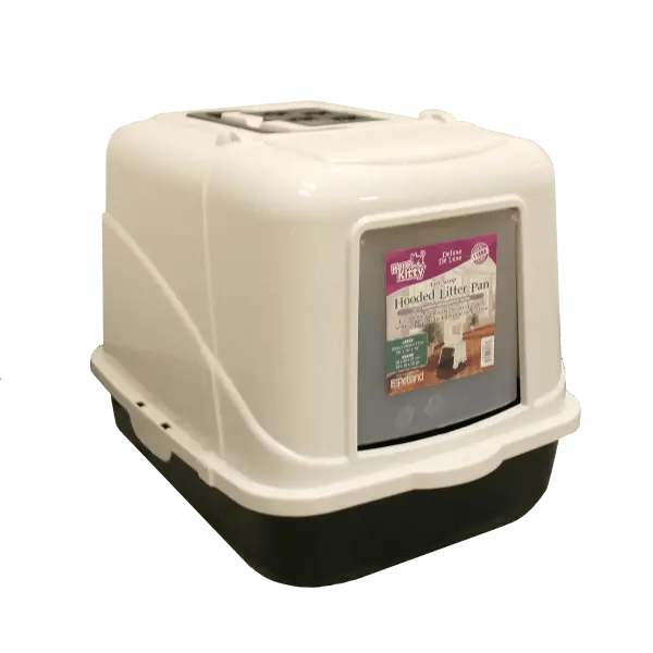 Here Kitty Deluxe Easy Scoop Hooded Litter Pan 1