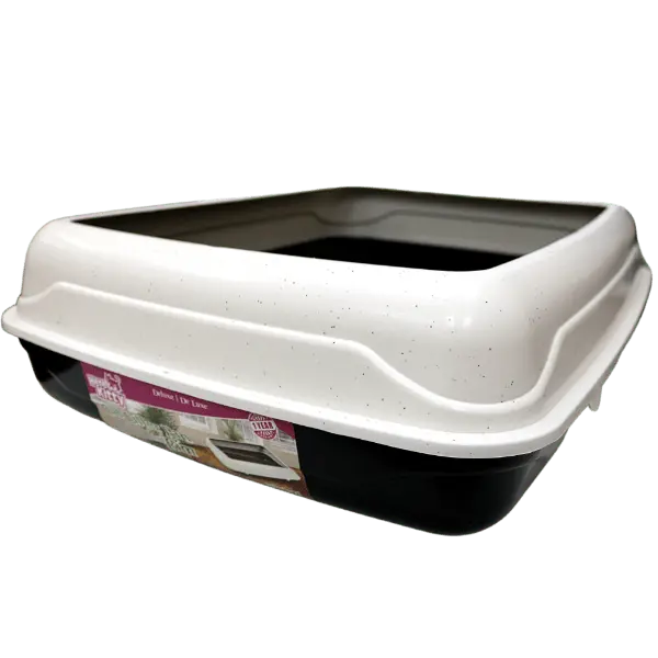 Here Kitty Deluxe Litter Pan With Removable Rim 1