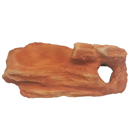 Repti Gear Desert Reptile Food Or Water Dish & Cave 1