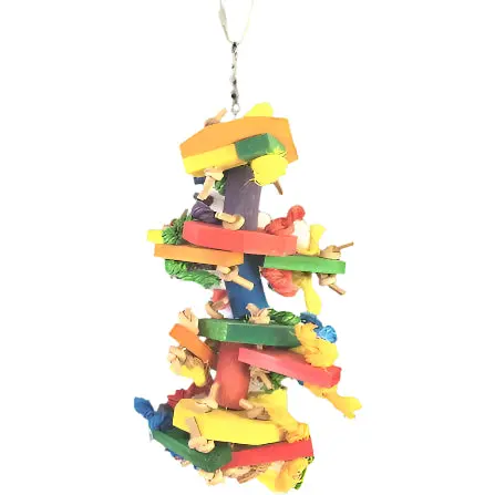 Tweeters Knots N Blocks Bird Toy; Available In 2 Sizes 1