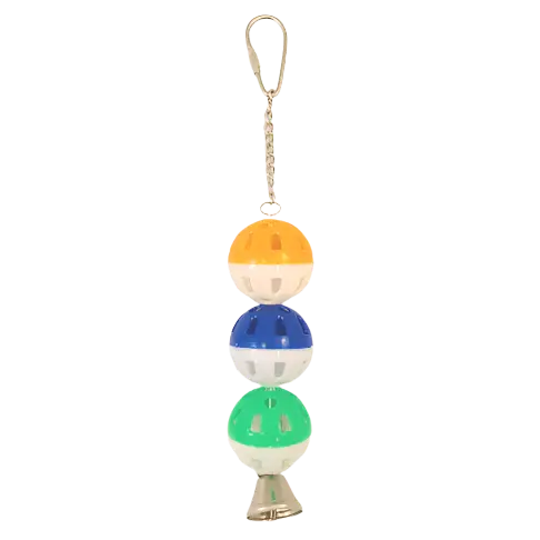 Tweeters Lattice-Ball With Bell Bird Toy 1