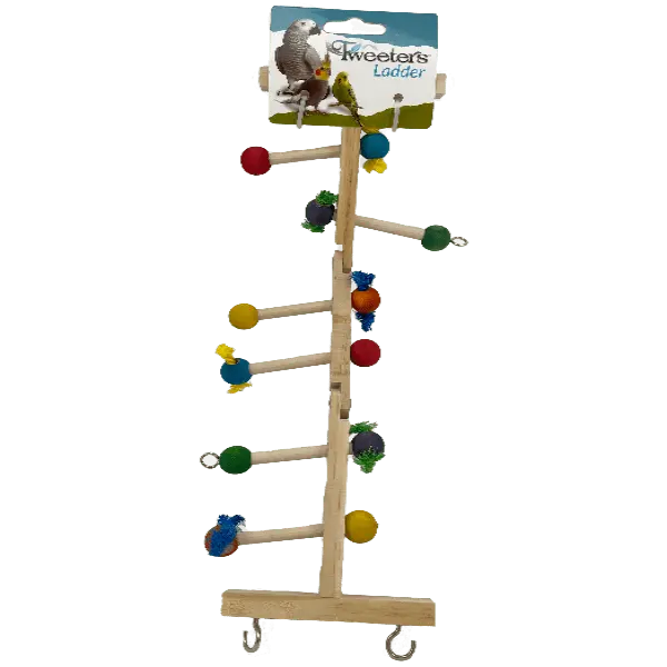 Tweeters Wooden Activity Play Ladder 1