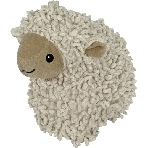 Petlou 8" Natural Lamb Dog Toy 1