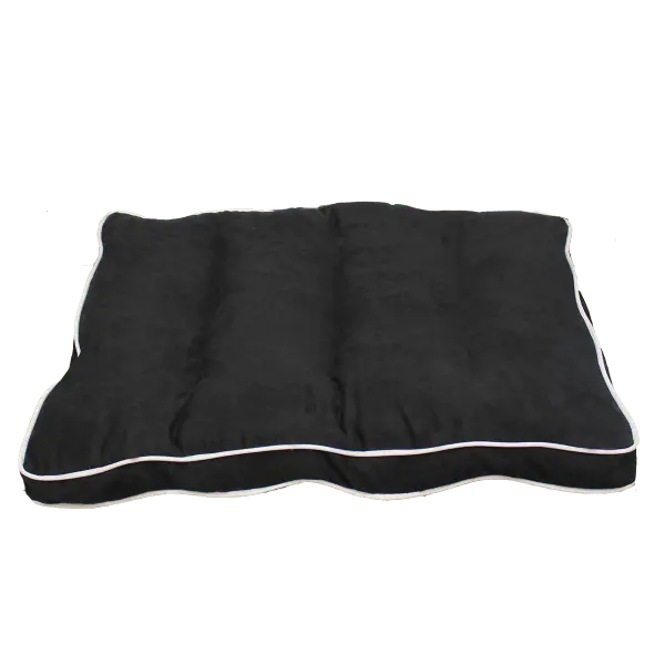 Petpals Black Faux Suede Pet Bed 1