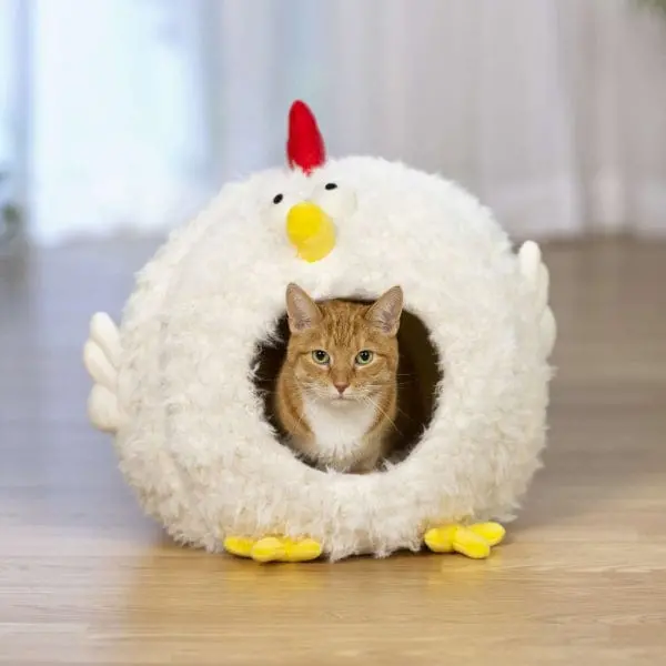 Prevue Pet Comfy Chicken Hideaway Pet Bed 1