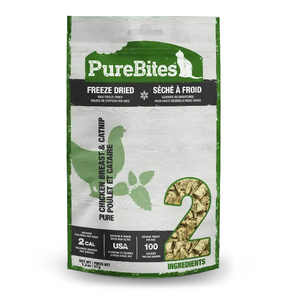 Purebites Freeze Dried Chicken Breast & Catnip Cat Treat, 37G 1