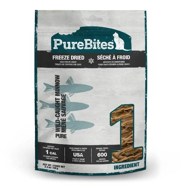Purebites Freeze Dried Minnow Cat Treat, 66G 1