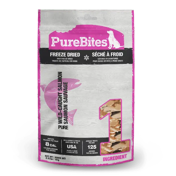 Purebites Freeze Dried Salmon Dog Treats 1