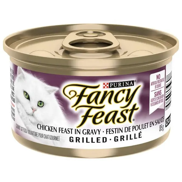 Fancy Feast Grilled Chicken Feast In Gravy Canned Cat Food 1