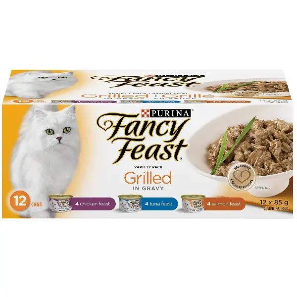 Fancy Feast Grilled In Gravy Canned Cat Food Variety Pack 1