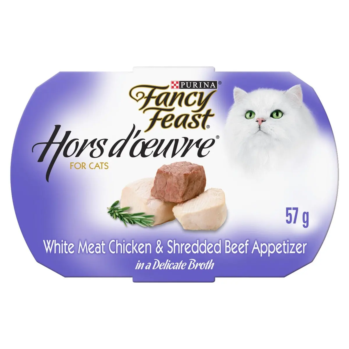 Fancy Feast Hors D'oeuvre White Meat Chicken & Shredded Beef Appetizer For Cats 1