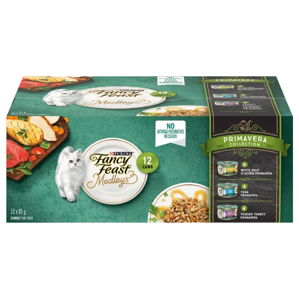Fancy Feast Medleys Primavera Collection Canned Cat Food Variety Pack 1