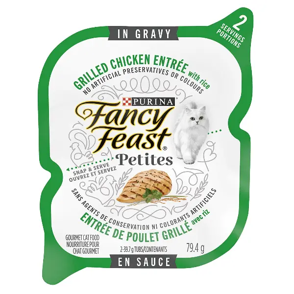 Fancy Feast Petites Grilled Chicken Entree In Gravy Wet Cat Food 1