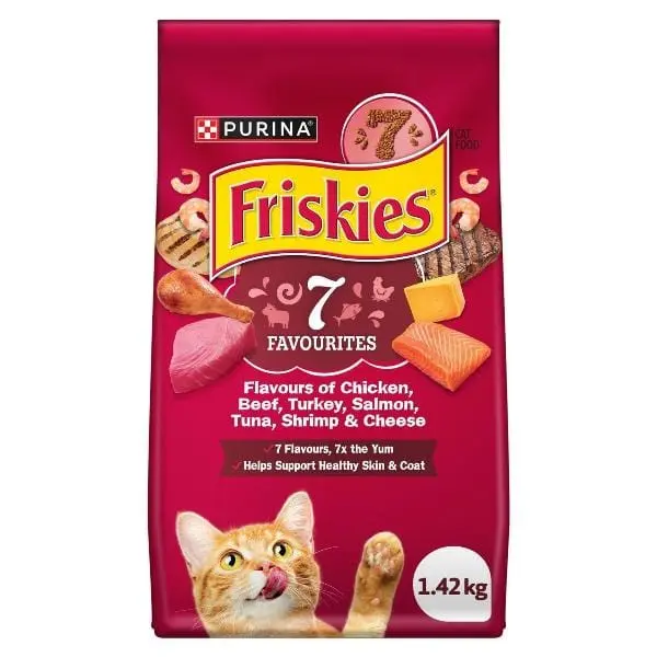 Friskies 7 Dry Cat Food, 1.42Kg 1