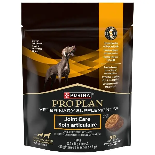 Purina Pro Plan Veterinary Supplements Joint Care; Soft Chews For Medium/Large Dogs 1