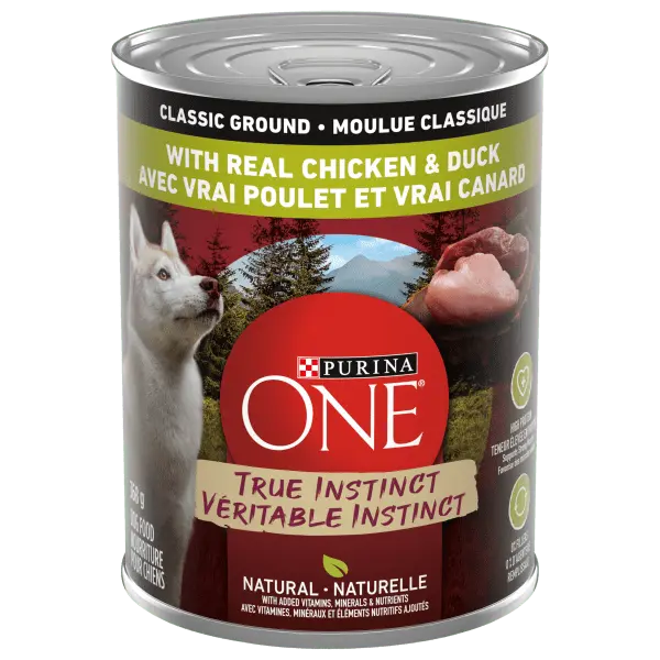 Purina One True Instinct With Chicken & Duck Canned Dog Food 1