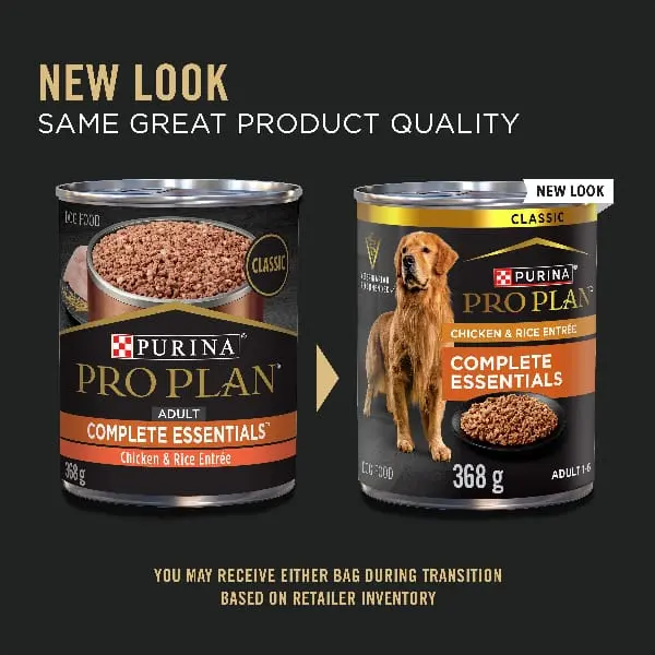 Purina Pro Plan Adult Chicken & Rice Entrée Canned Dog Food 2