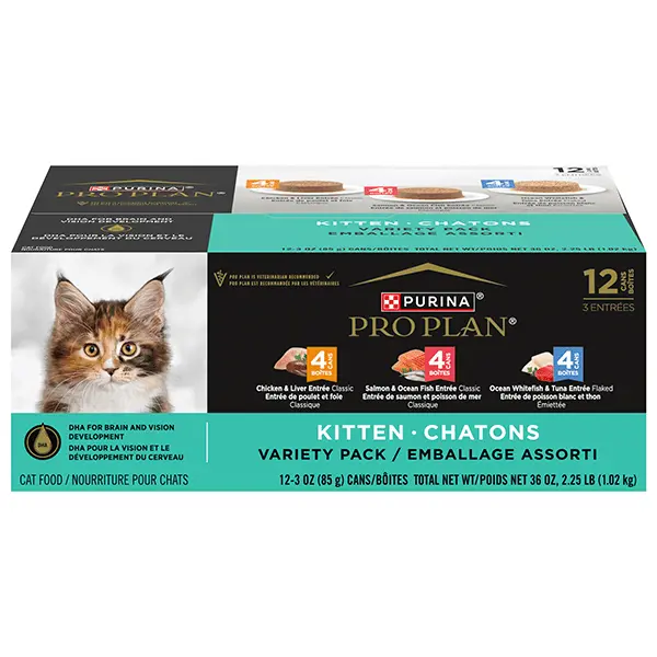 Purina Pro Plan Focus Kitten Canned Food Variety Pack 1
