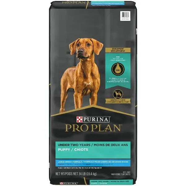 Purina Pro Plan Large Breed Chicken & Rice Dry Puppy Food, 34Lb 1