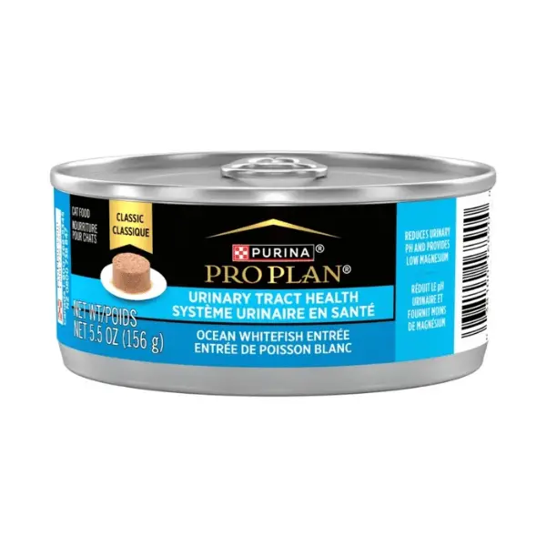 Purina Pro Plan Urinary Tract Health Ocean Whitefish Entree Canned Cat Food, 156G 1