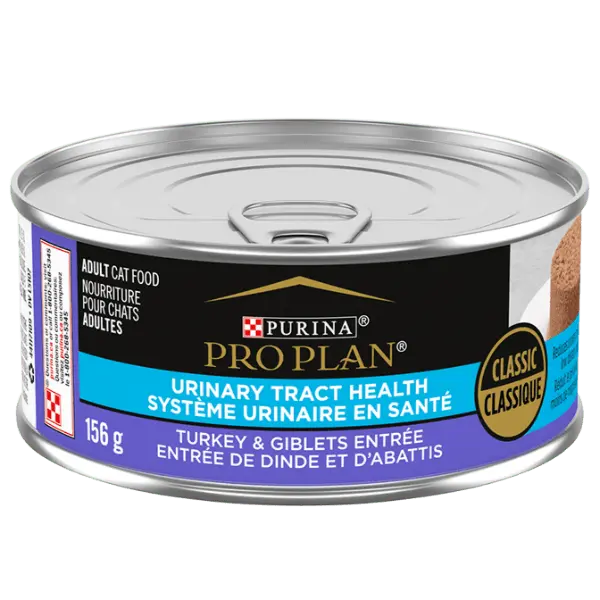 Purina Pro Plan Urinary Tract Health Turkey & Giblets Entree Canned Cat Food, 156G 1