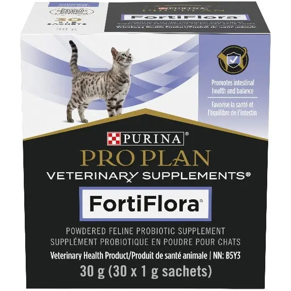 Purina Pro Plan Veterinary Supplements Fortiflora: Powdered Probiotic Supplement For Cats 1