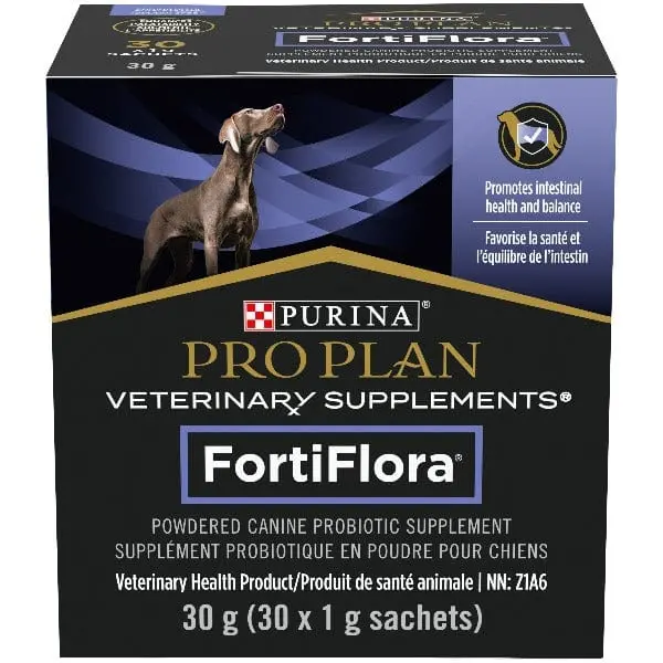 Purina Pro Plan Veterinary Supplements Fortiflora: Powdered Probiotic Supplements For Dogs 1