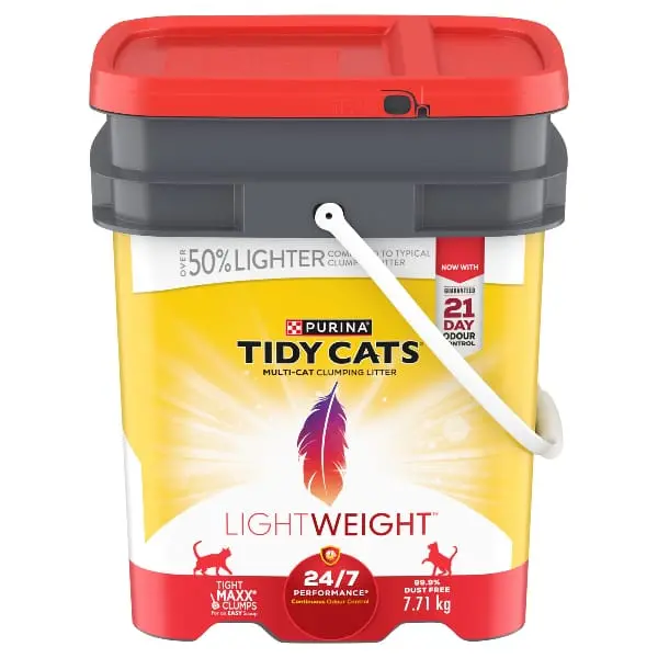 Tidy Cats Lightweight 24/7 Performance Multi-Cat Clumping Cat Litter, 7.71Kg 1