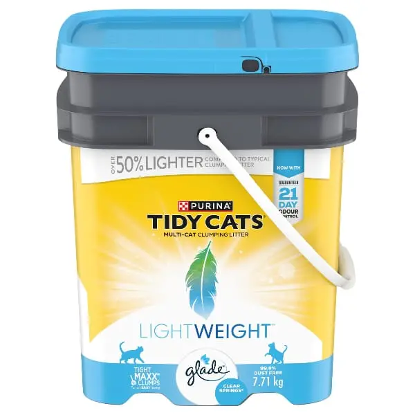 Tidy Cats Lightweight With Glade Clear Springs Multi-Cat Clumping Cat Litter, 7.71Kg 1