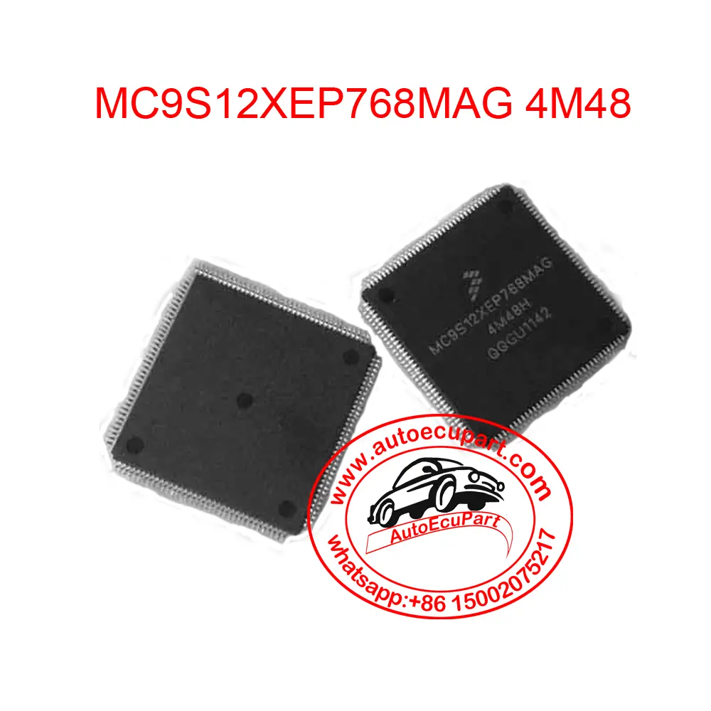 3Pcs Freescale Mc9s12xep768mag 4M48 Automotive Microcontroller Ic Cpu 1