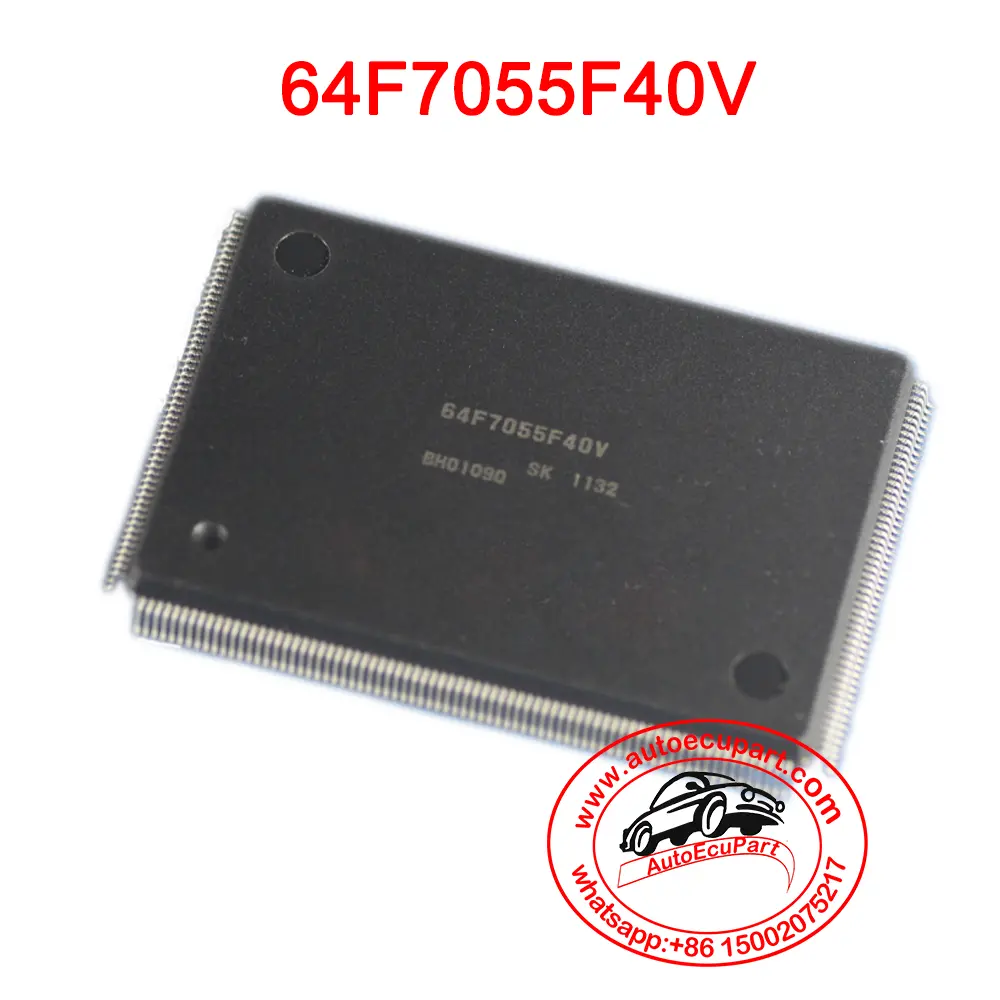 5Pcs 64F7055f40 Automotive Ecu Microcontroller Ic Cpu Components 1