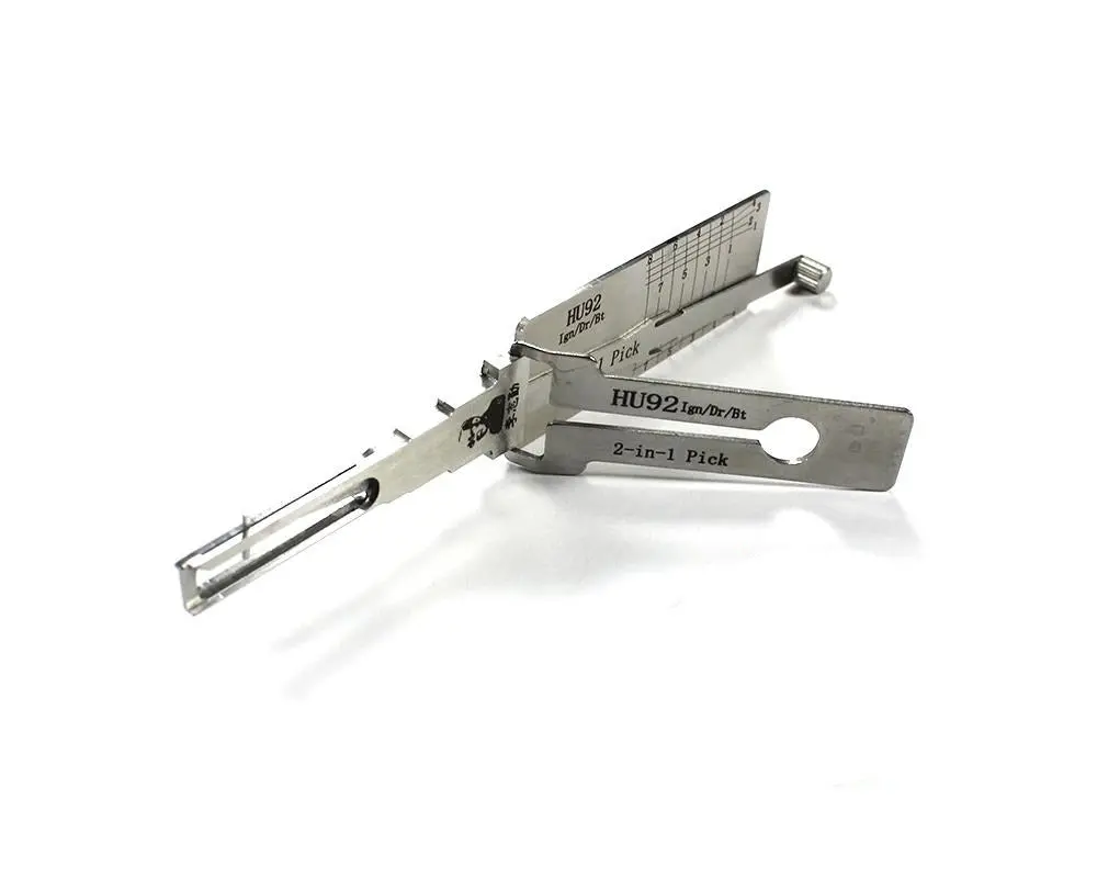 Original Lishi Hu92 For Bmw Single Lifter 2-Track 2-In-1 Pick - Ignition/Door/Trunk 1