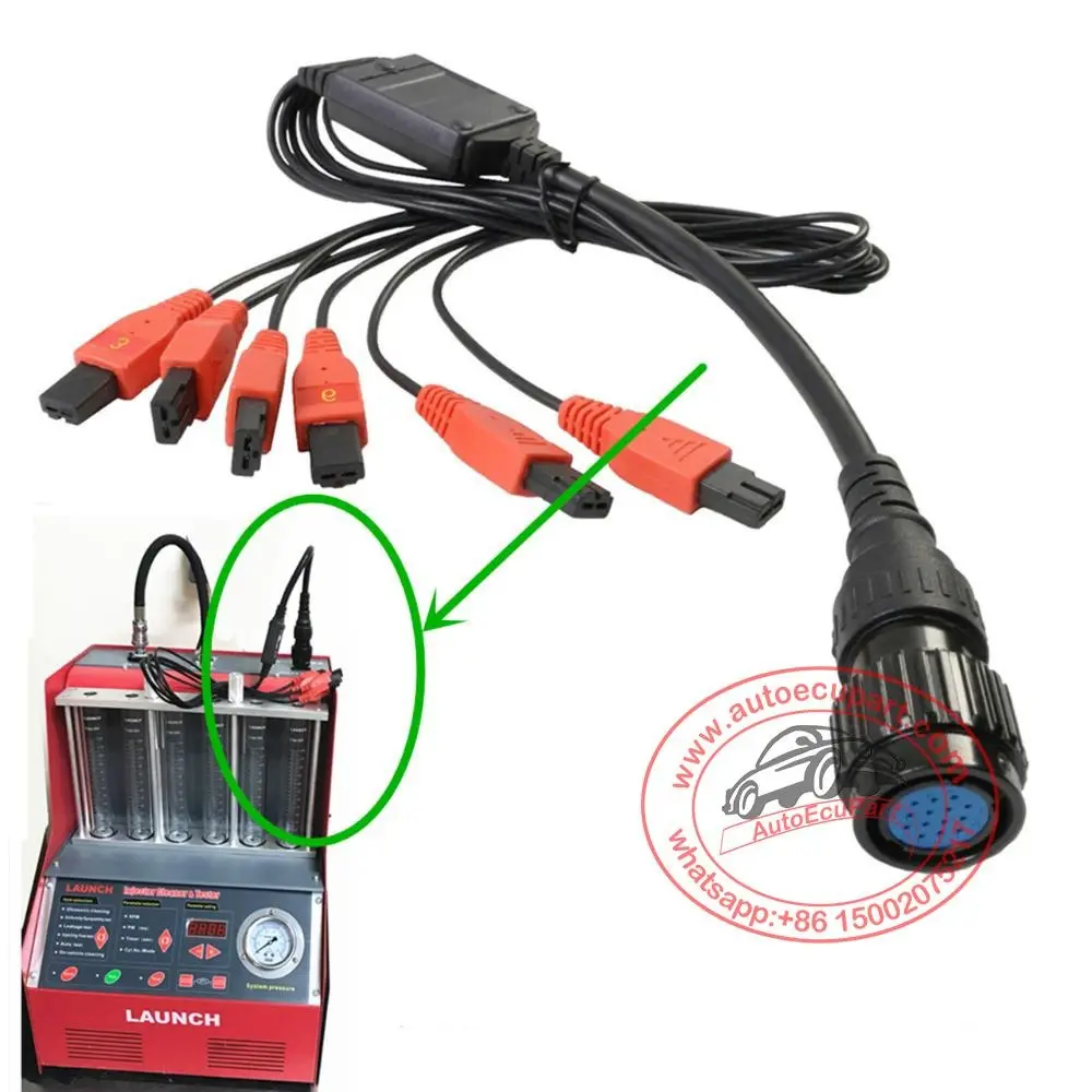 Original New Pulse Connecting Wire Main Test Cable For Launch Cnc602  / Cnc602a Fuel Injector Cleaner 1
