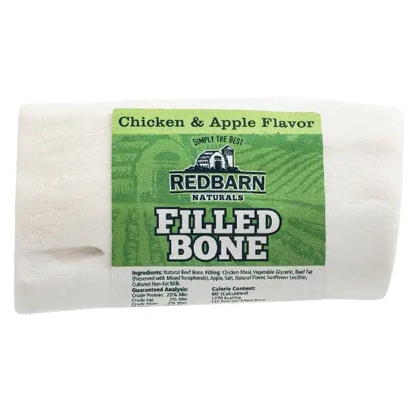 Redbarn Natural Filled Bone; Chicken & Apple 1