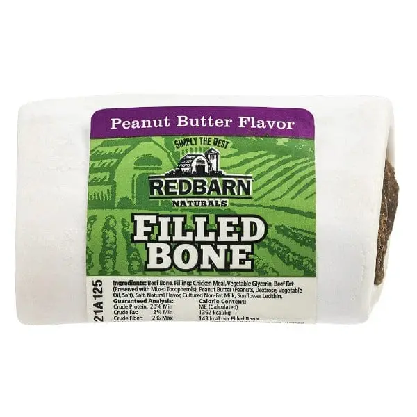 Redbarn Natural Filled Bone; Peanut Butter 1